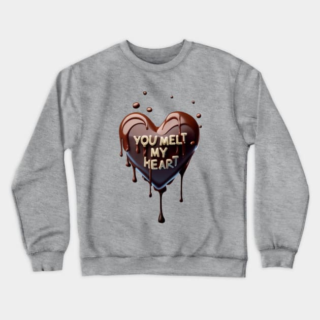 You melt my heart Crewneck Sweatshirt by LegnaArt